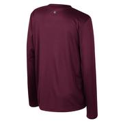 Virginia Tech Colosseum YOUTH Armada Poly Long Sleeve Tee